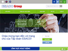 Tablet Screenshot of esaco.com